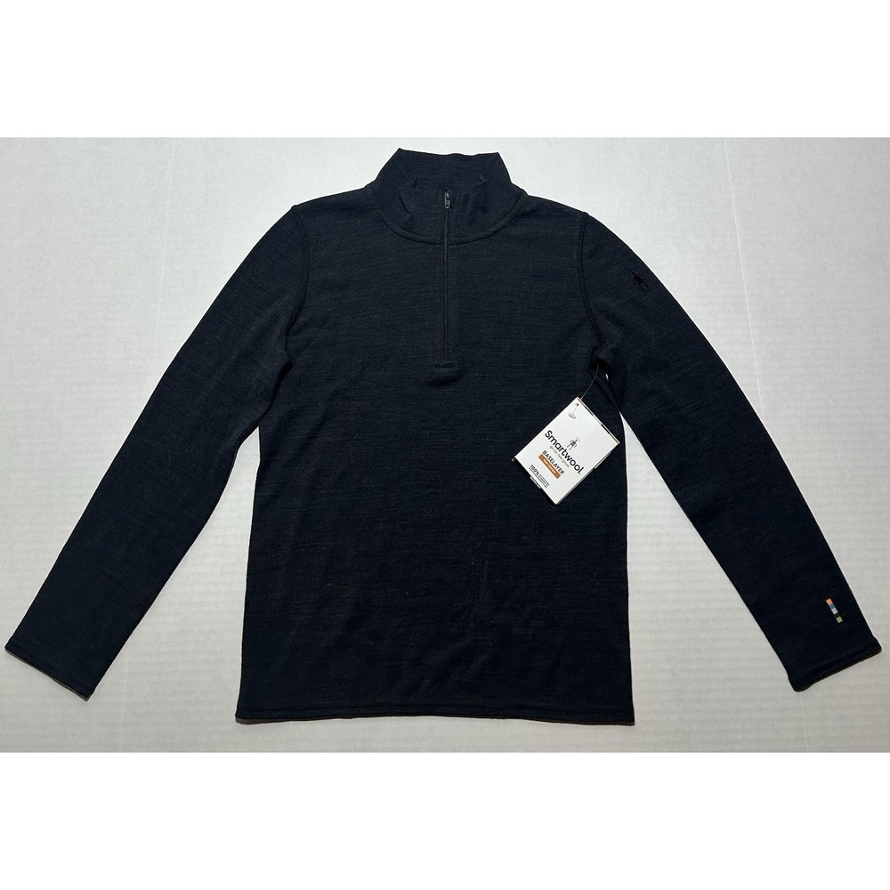 Smartwool Kids Classic Thermal Merino 250 Baselayer 1/4 Zip Size Large NEW NWT